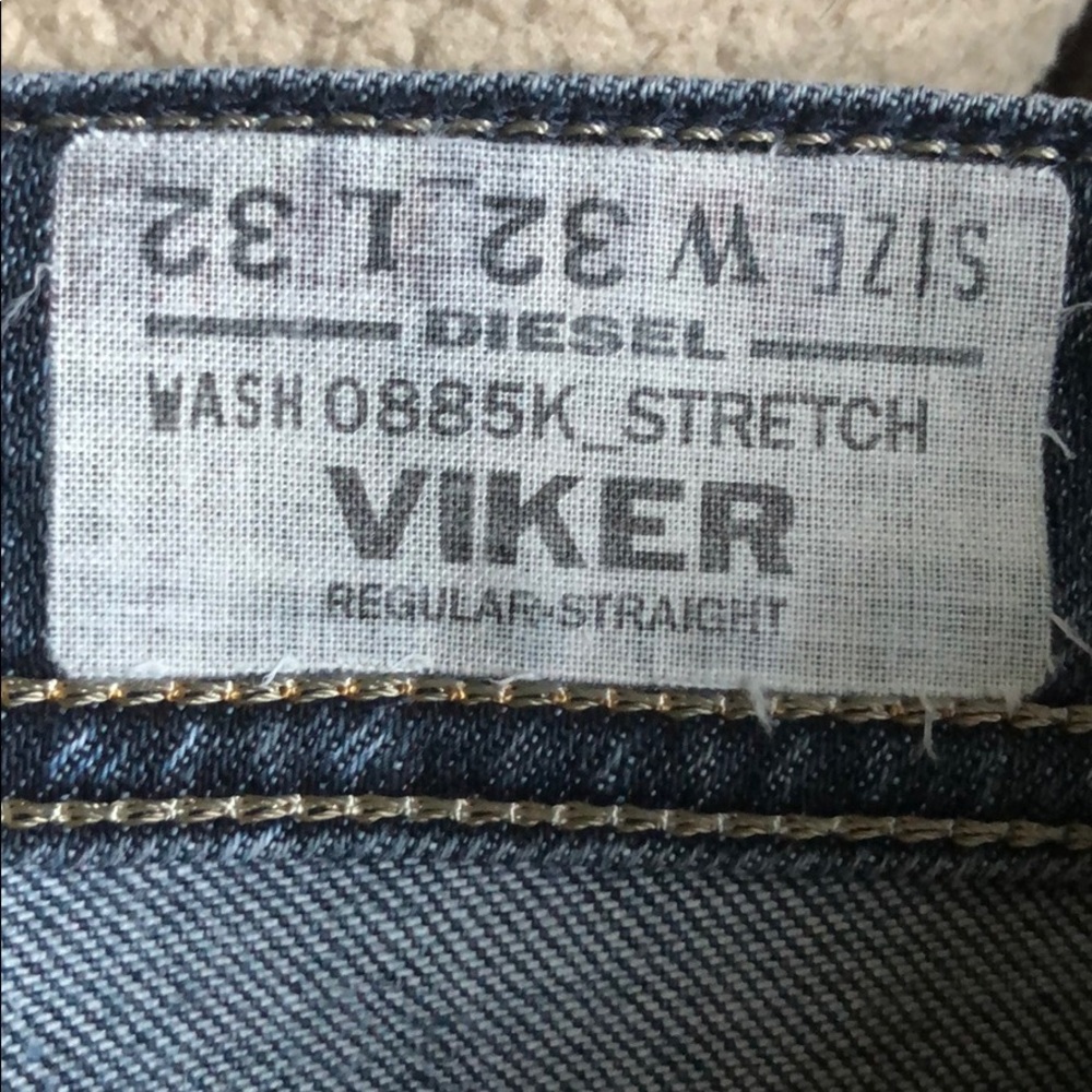 Diesel regular straight leg jeans